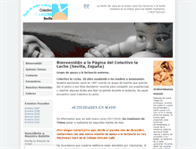 Tablet Screenshot of colectivolaleche.org
